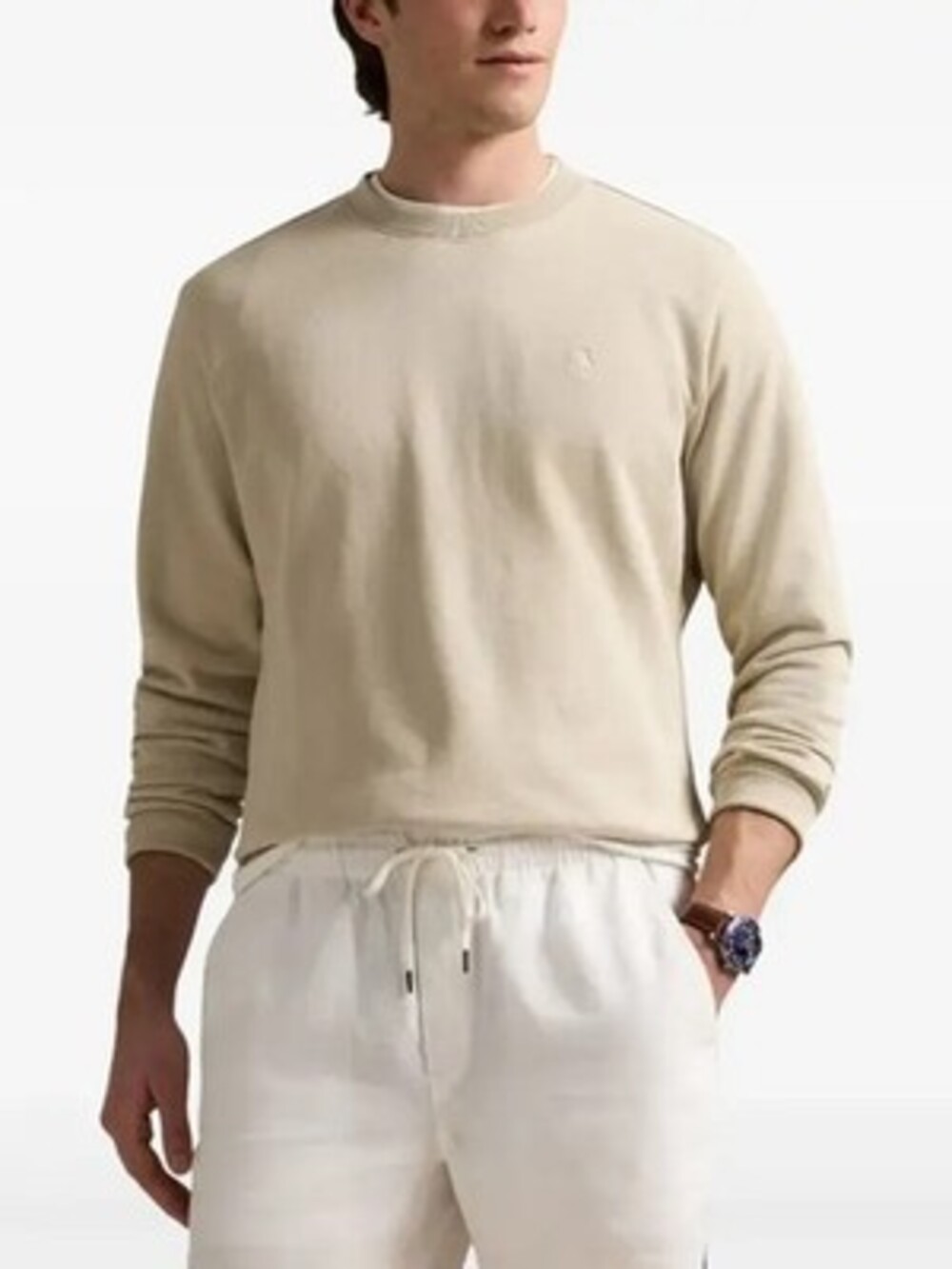Polo Ralph Lauren Loopback Sweatshirt Men's XXL Stoneware Gray Crewneck Pullover